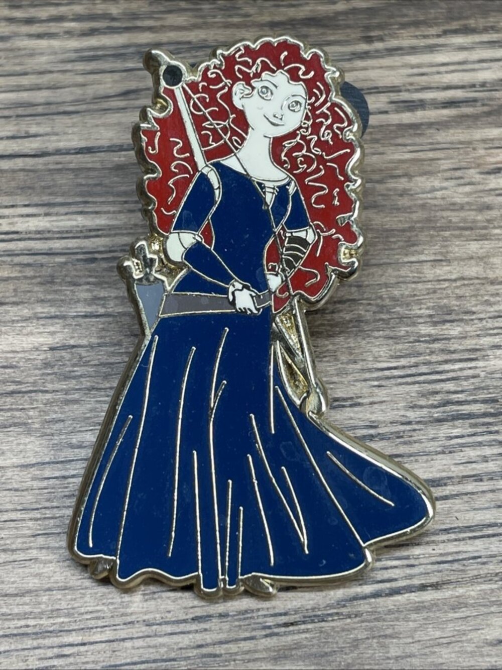 Disney Pin Princess Merida Pin Brave 2012 Open Edition 89485 Pixar Bow WDW KG JD